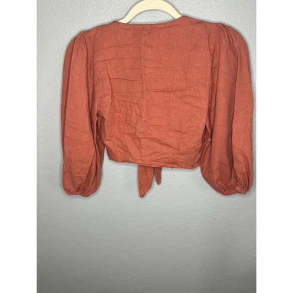 Women's Abercrombie & Fitch Top, Size S, Rust - Picture 5 of 6